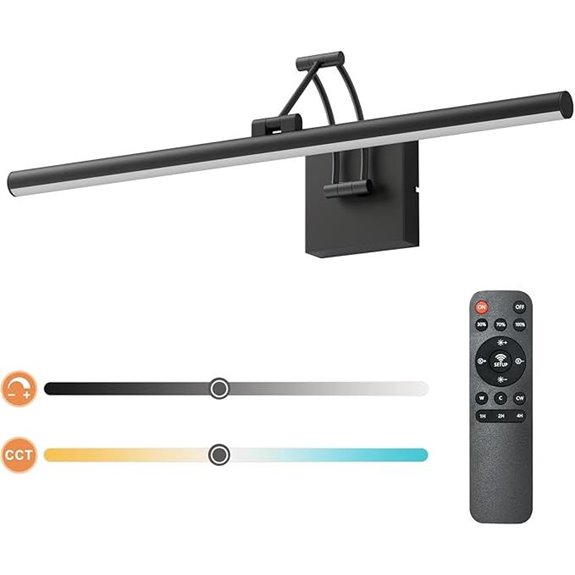 Tipace 23.6in Dimmable LED Picture Light with Remote