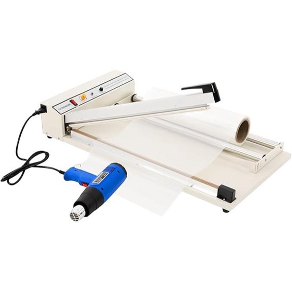 24 Shrink Wrap Machine with Heat Sealer and Gun