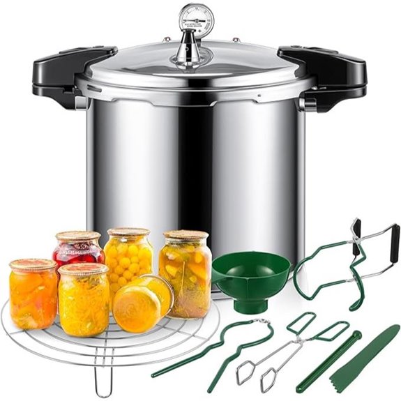 24qt Pressure Cooker with Canning Supplies Kit