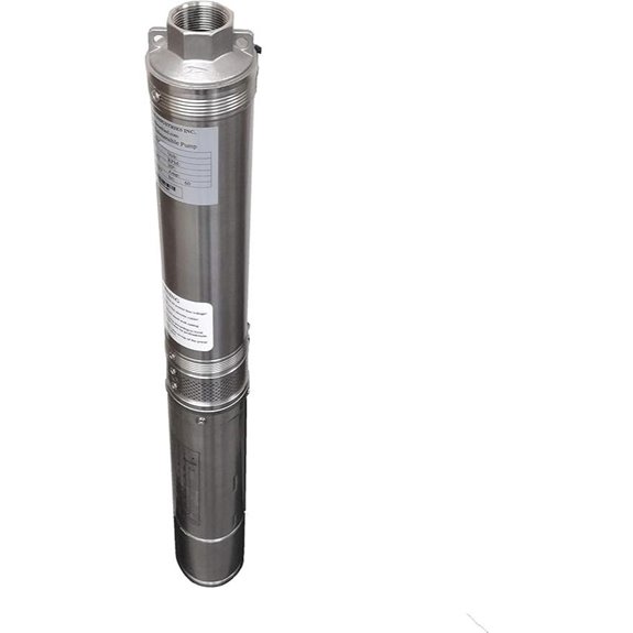 Deep Well Submersible Pump 2 HP Stainless Steel