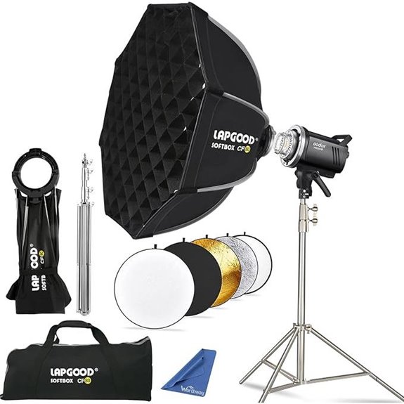 Godox MS300V 300W Studio Lighting Kit with Softbox