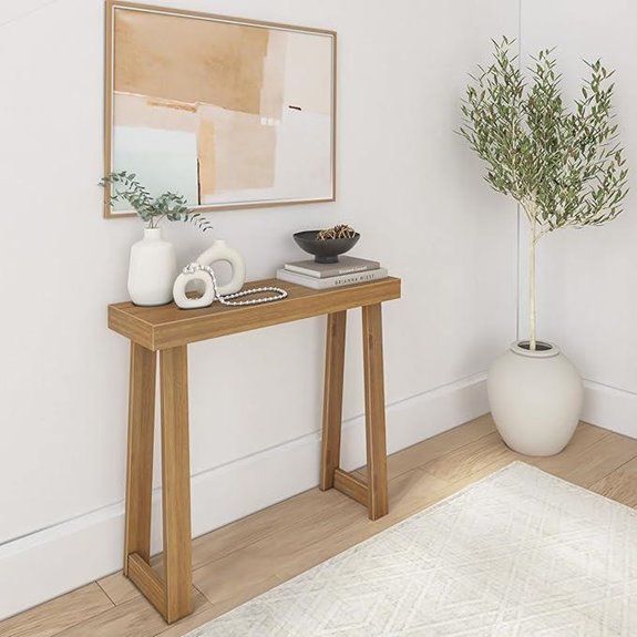 Plank+Beam 36-Inch Solid Wood Console Table