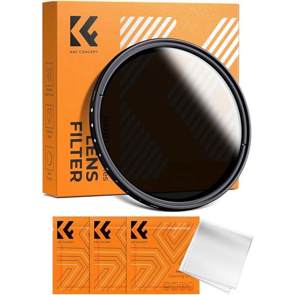K&F Concept 40.5mm Variable ND Filter with Cloth