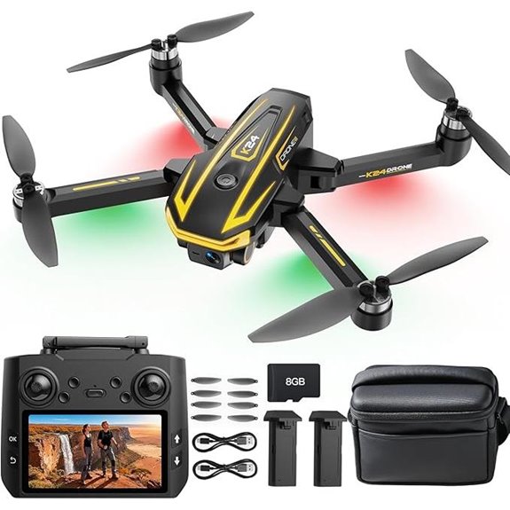 FPV 4K Drone with Camera Batteries Carrying Case