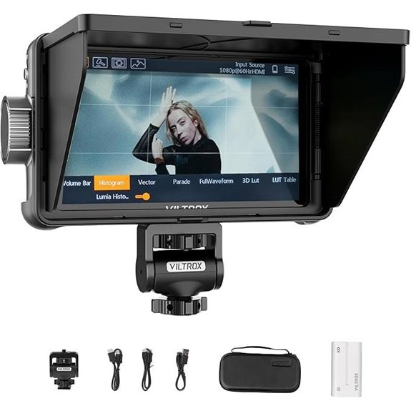 VILTROX 5.5 4K HDMI Field Monitor with Battery