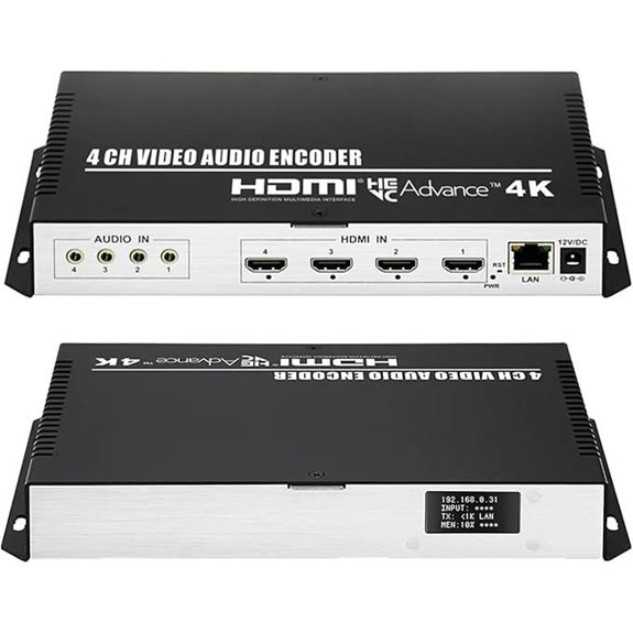 4K HDMI Video Encoder with Audio for Live Streaming