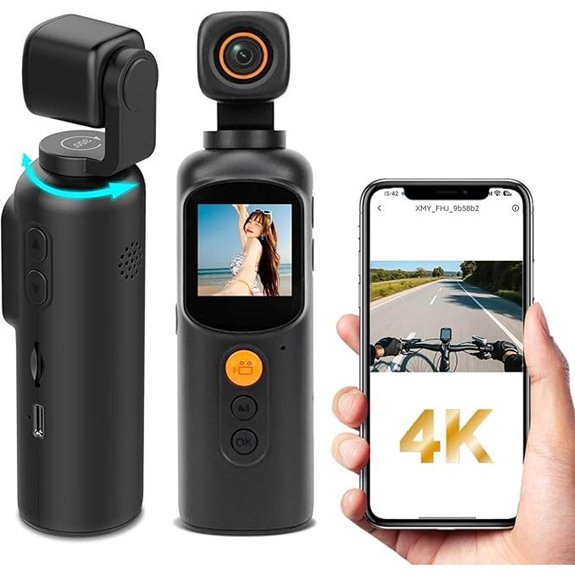 4K Body Camera with WiFi 64GB 6HR Battery