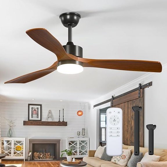 addlon 52 Ceiling Fan with Lights and Remote