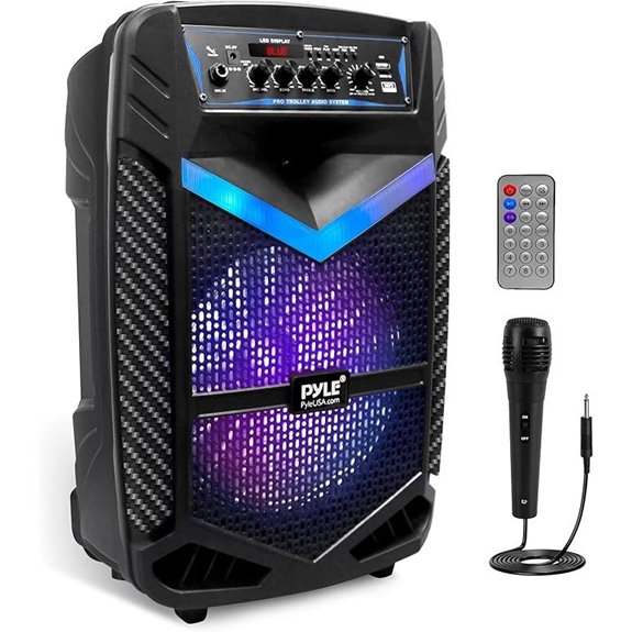 Pyle 600W Portable Bluetooth PA Speaker System
