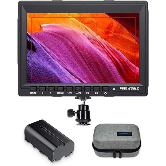 7 inch dslr monitor with battery