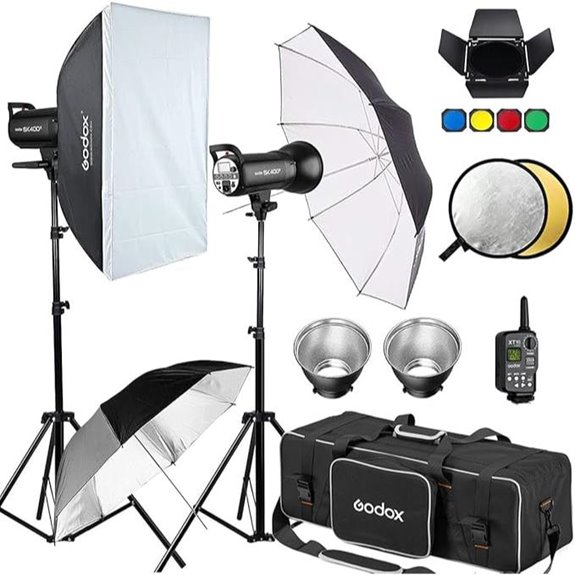 Godox 800W Studio Flash Kit with Softboxes