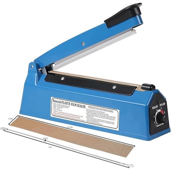 8-Inch Impulse Heat Sealer with Repair Kit