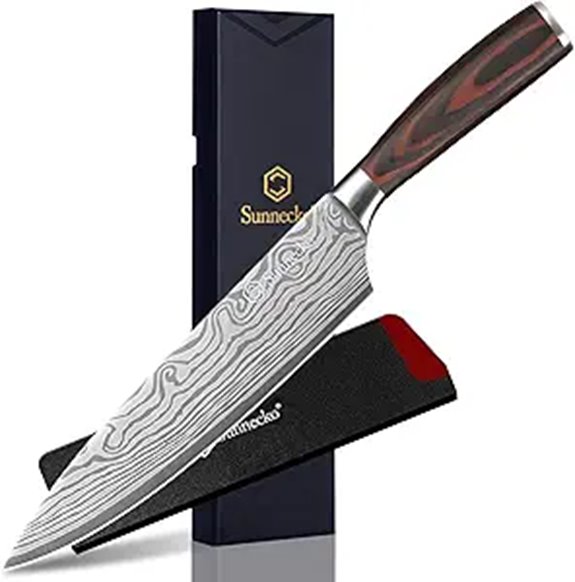 Sunnecko 8-Inch High Carbon Stainless Chef Knife