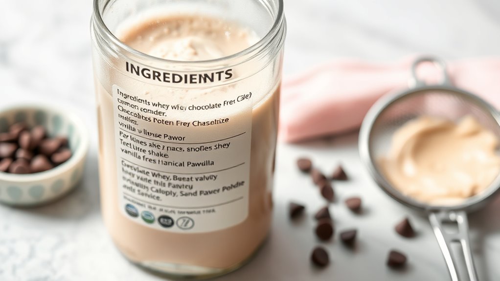 add flavors and mix ins