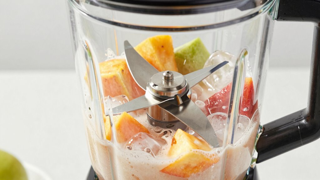 add ice gradually carefully