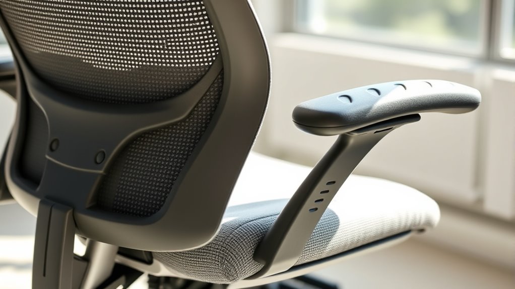 adjust desk and monitor properly