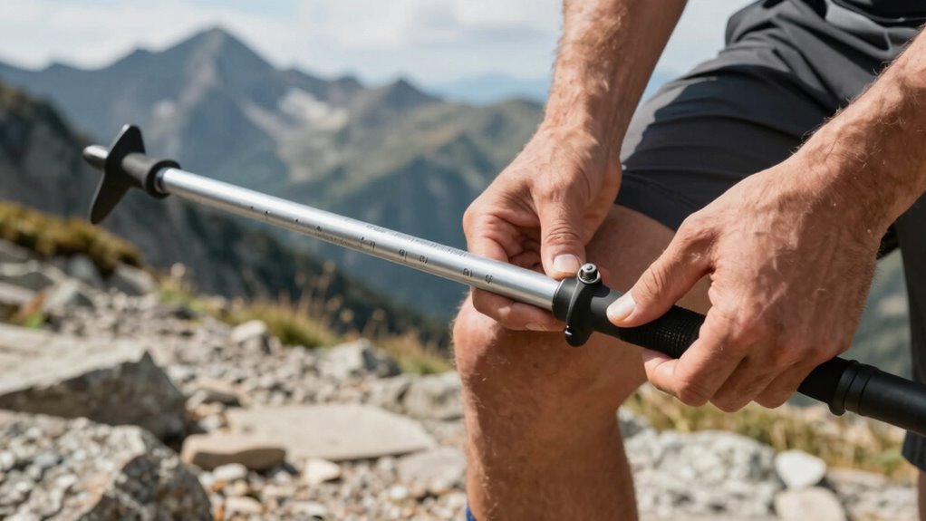 adjust poles for comfort