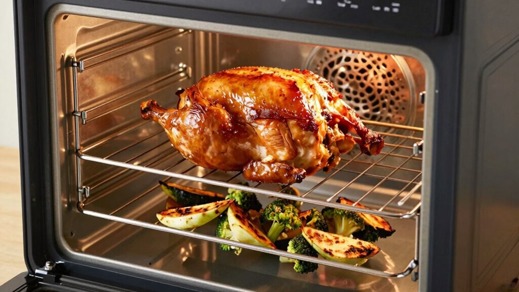 adjust rack height for optimal cooking