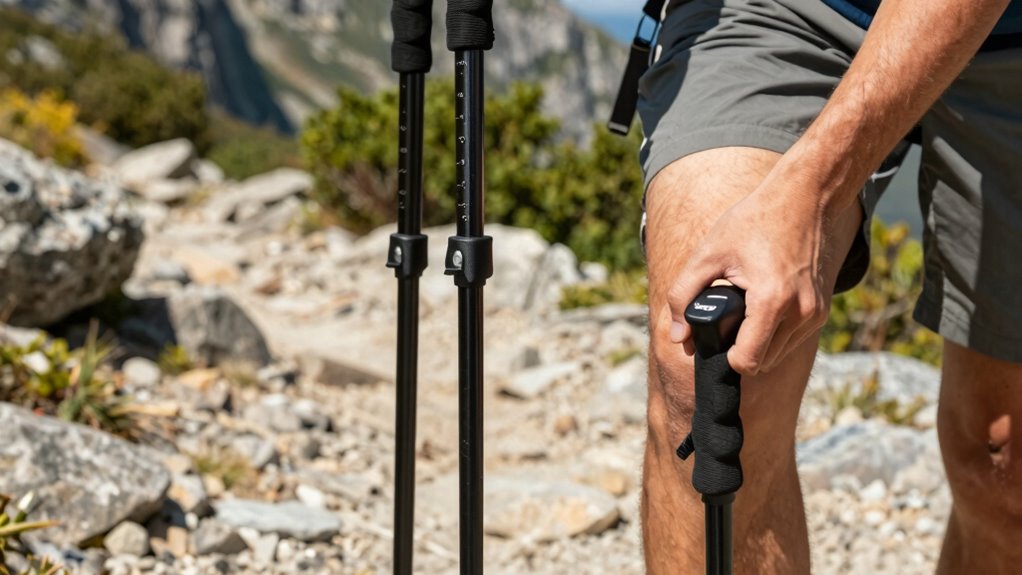 adjust repair and secure poles