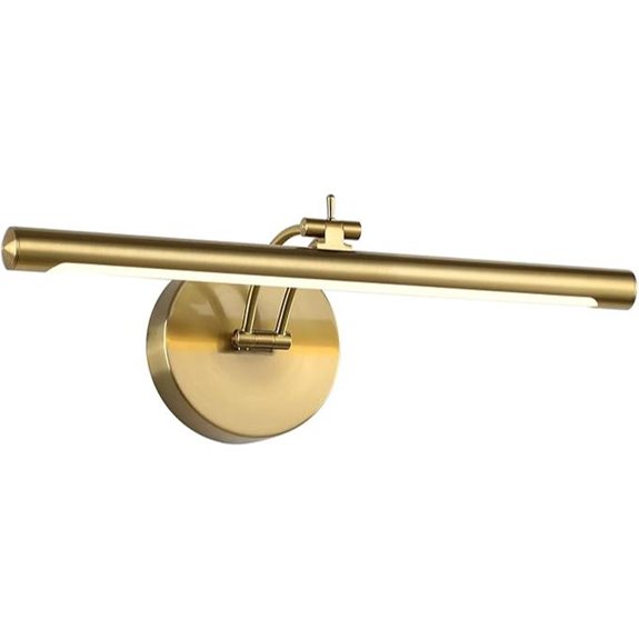 adjustable brass art light