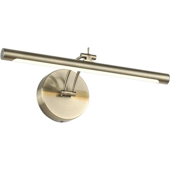 Dimmable Hardwired Picture Light with Swing Arm