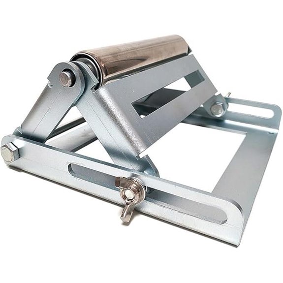 Adjustable Miter Saw Roller Stand with 280 Lb Capacity