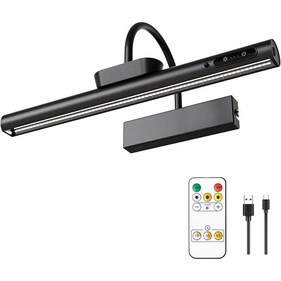 adjustable cordless picture light