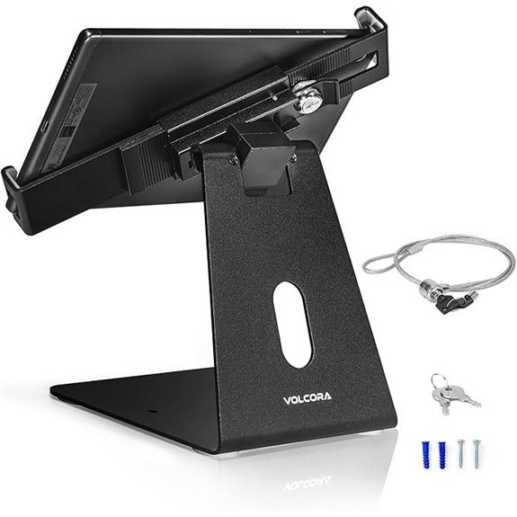 Volcora Anti-Theft Adjustable iPad Stand with Lock