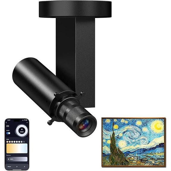 Glendan LED Picture Light with Adjustable Projection