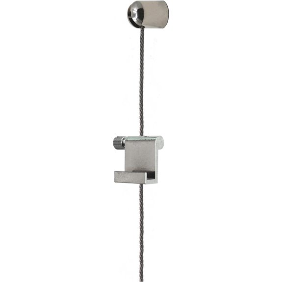 PHS Adjustable Picture Hanging System with Hooks