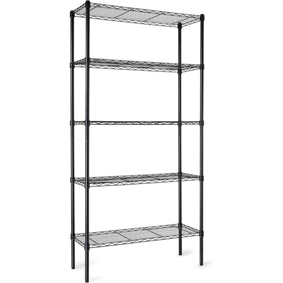 Amazon Basics Adjustable Steel Wire Storage Shelving