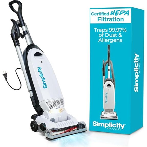 Simplicity Vacuums Allergy Bagged Upright for Multi-Surfaces