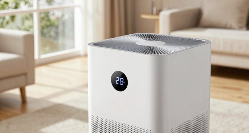 allergy friendly air purifier specifications
