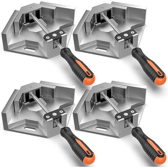 Housolution 4-Pack Right Angle Aluminum Corner Clamps