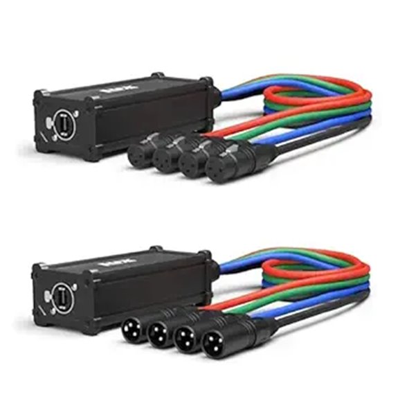 LyxPro Audio Snake XLR to RJ45 Network Breakout Pair