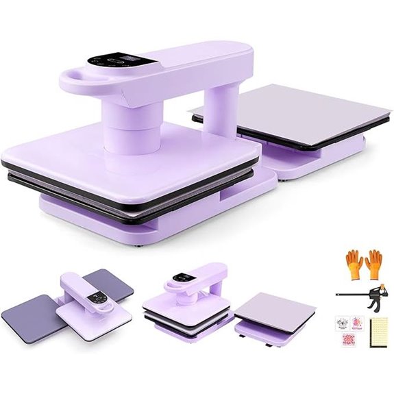 Dual Workbench Auto Heat Press Machine with Auto Features