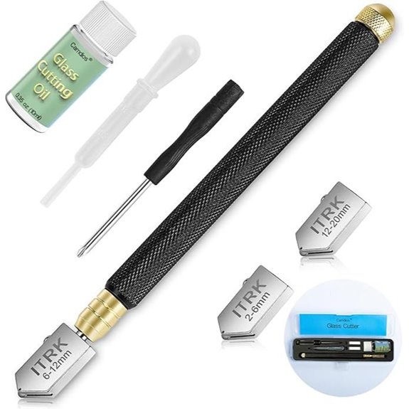 Glass Cutter with Automatic Oil Feed