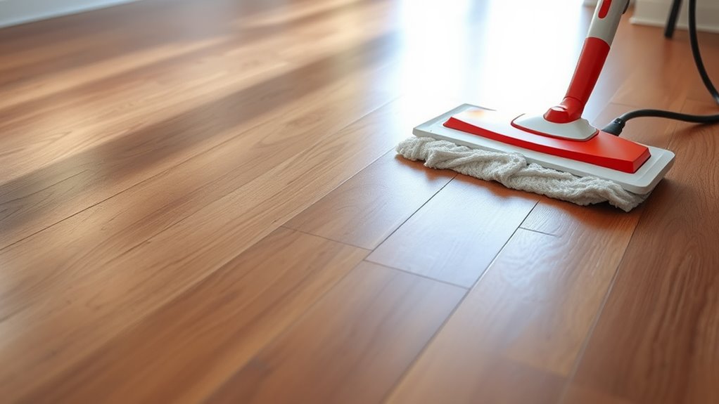 avoid steam on delicate floors