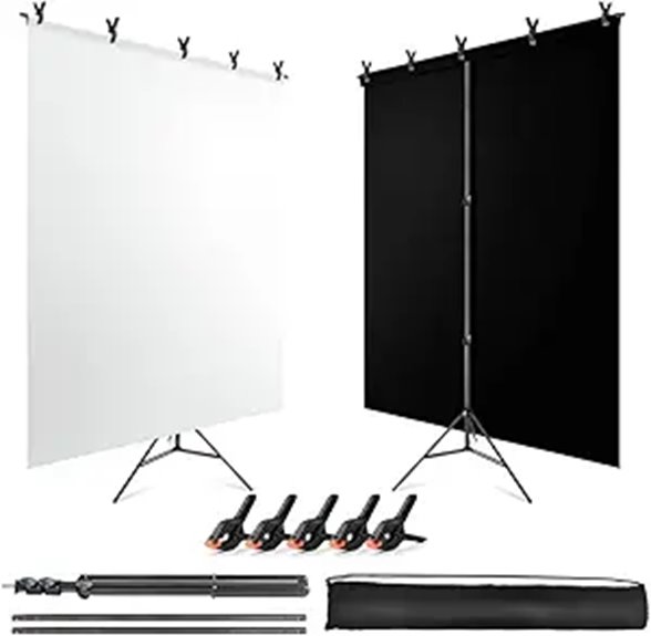 Backdrop Screen Kit with Stand and Clamps