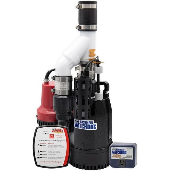Basement Watchdog Combo Backup Sump Pump System