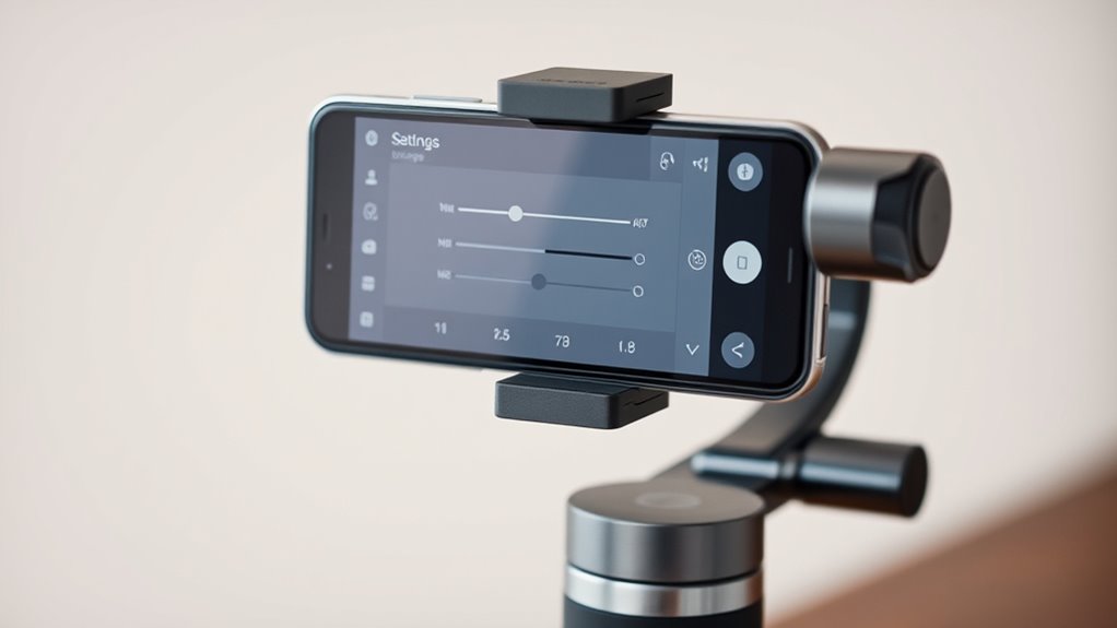 balanced gimbal ensures smooth footage