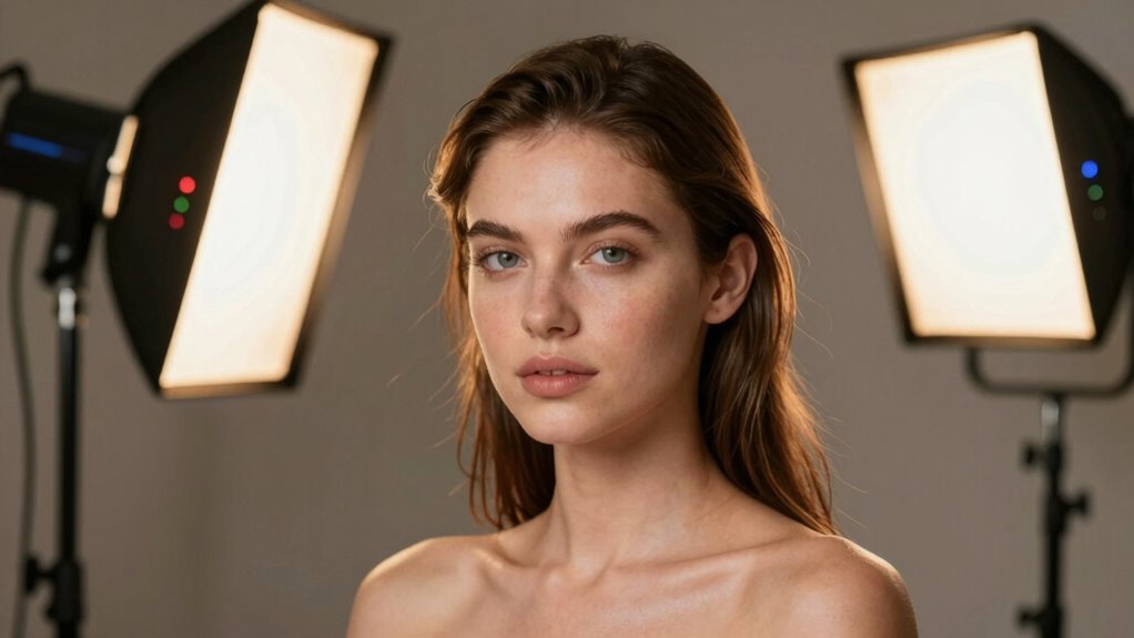 balanced lighting for skin