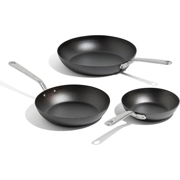 Made In Cookware 3-Piece Blue Carbon Steel Frying Pan