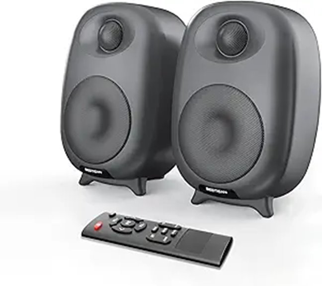 bluetooth gray studio monitors