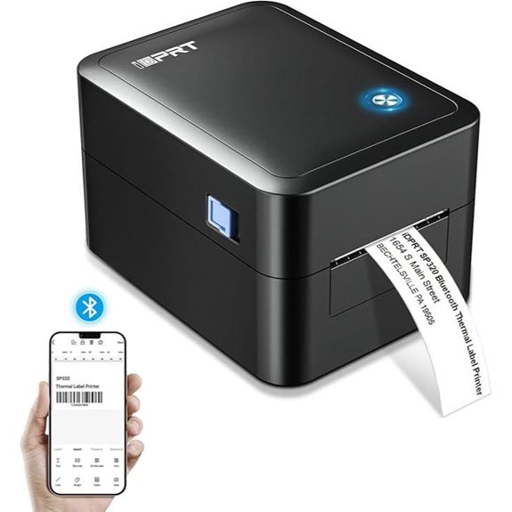 iDPRT Thermal Label Maker with Bluetooth & USB