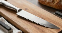 bread knife serration guide
