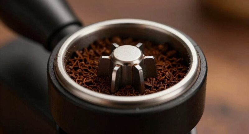 burr alignment for espresso