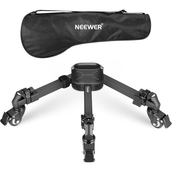 NEEWER Camera Tripod Dolly with Wheels and Bag