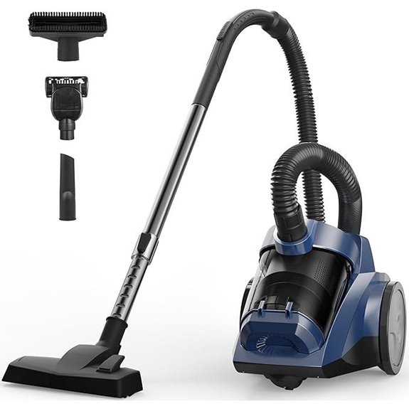 Canister Vacuum Cleaner with HEPA Filter and Tools