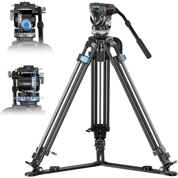 SIRUI SQ75+VHS10 Carbon Fiber Video Tripod